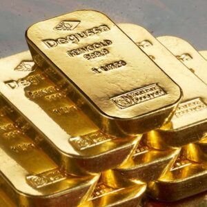 Banner Verpfändung Goldbarren