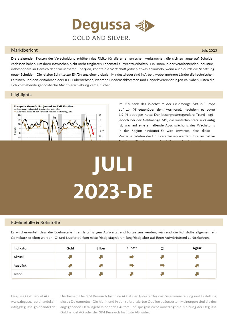 Market Report Juli 2023